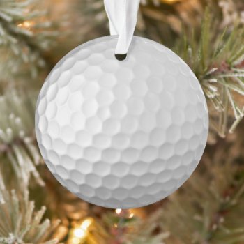 Golf Ball Dimples Ornament by FlowstoneGraphics at Zazzle