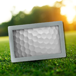 Golf Ball Dimples Pattern Texture Belt Buckle