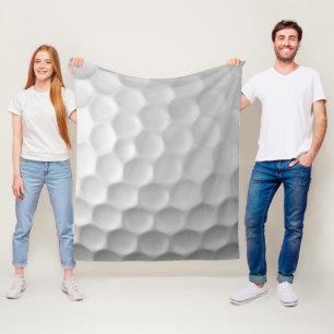 Golf Ball Dimples Pattern Texture Fleece Blanket