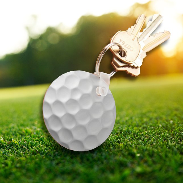 Golf Ball Dimples Pattern Texture Keychain (Creator Uploaded)