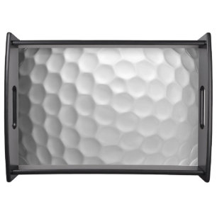 Golf Ball Dimples Pattern Texture Serving Tray
