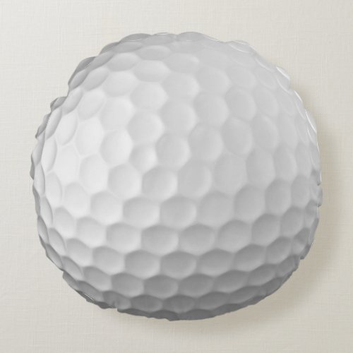 Golf Ball Dimples Round Pillow