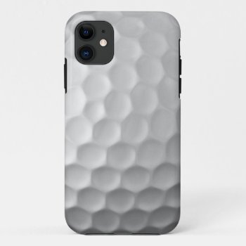 Golf Ball Dimples Texture Pattern Iphone 11 Case by ipadiphonecases at Zazzle