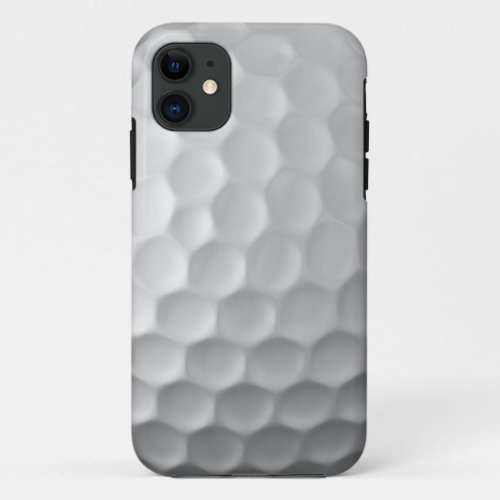 Golf Ball Dimples Texture Pattern iPhone 11 Case