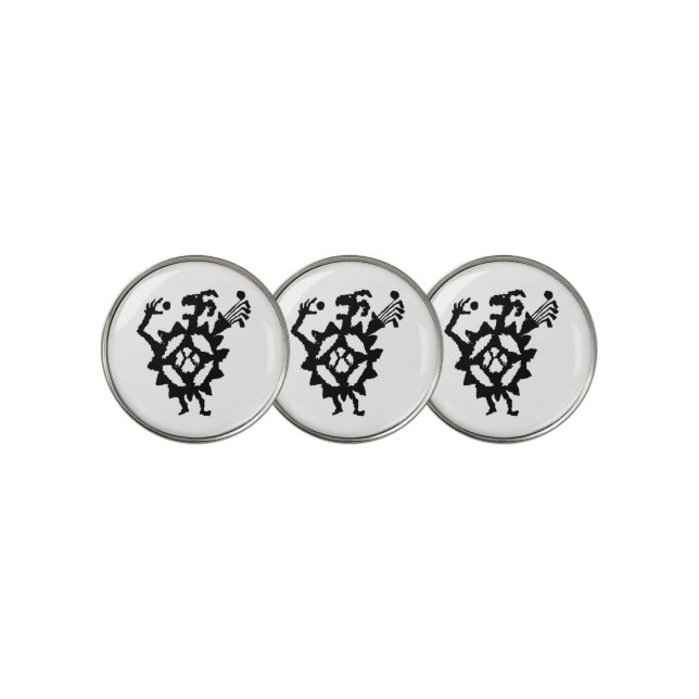 Golf Ball Eater Petroglyph Marker (3 Up)