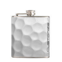 Golf Ball Flask with Personalized Name