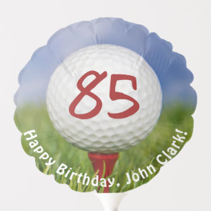 Golf Ball for 85th birthday Balloon