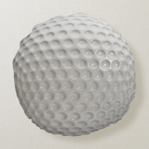 Golf Ball Fun Sport Round Pillow