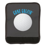 Golf Ball ⛳🎁 Gone Golfing Golfer Luggage Handle Wrap
