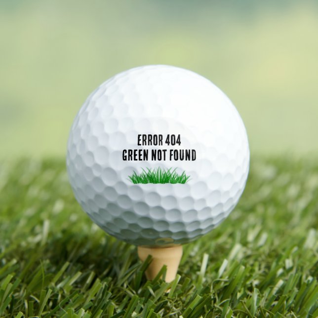 Golf Ball “Green Not Found” Golfer Gift Funny (Insitu Tee)