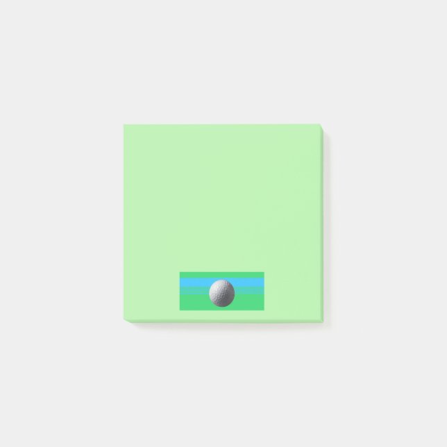 Golf Ball green note pads (Front)