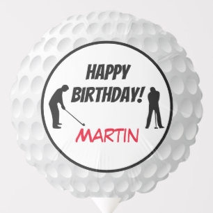 Golf Ball Happy Birthday Party Accessory Balloon