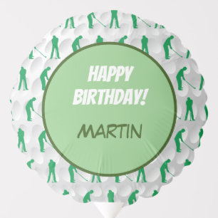 Golf Ball Happy Birthday Party Accessory Balloon