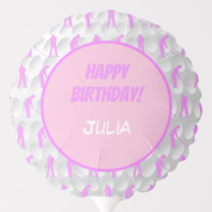 Golf Ball Happy Birthday Party Accessory Balloon