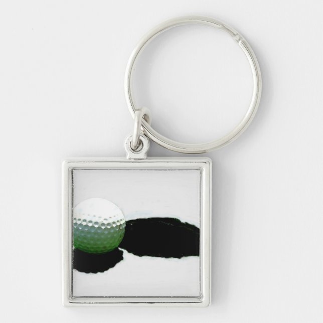 Golf Ball & Hole Keychain (Front)