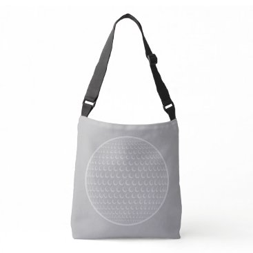 Golf Ball Illustration CUSTOM COLOR Golfing Art Crossbody Bag Golf Ball Illustration CUSTOM COLOR Golfing Art Crossbody Bag
