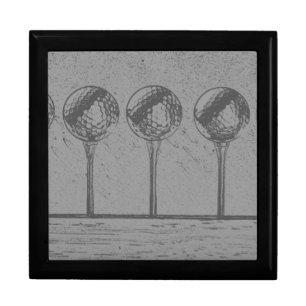 Golf Ball Image Gift Box