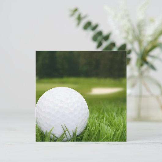 Golf Ball In Grass (Standing Front)