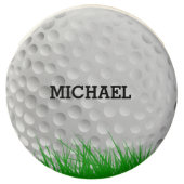 Golf ball in Grass Chocolate Covered Oreo (Front)