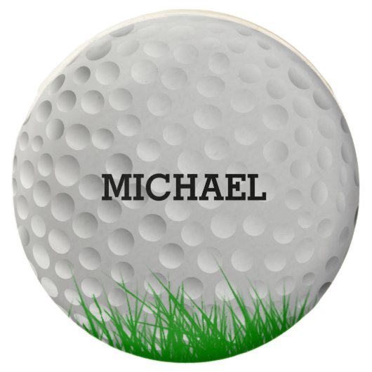 Golf ball in Grass Chocolate Covered Oreo (Front)
