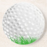 Golf ball in Grass Coaster<br><div class="desc">This fun sandstone coaster is perfect for any golfer! Easily personalize this coaster with a name, initials or other text by clicking on Customize.</div>