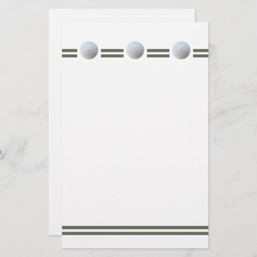 Golf Ball in Triplicate (Front/Back)