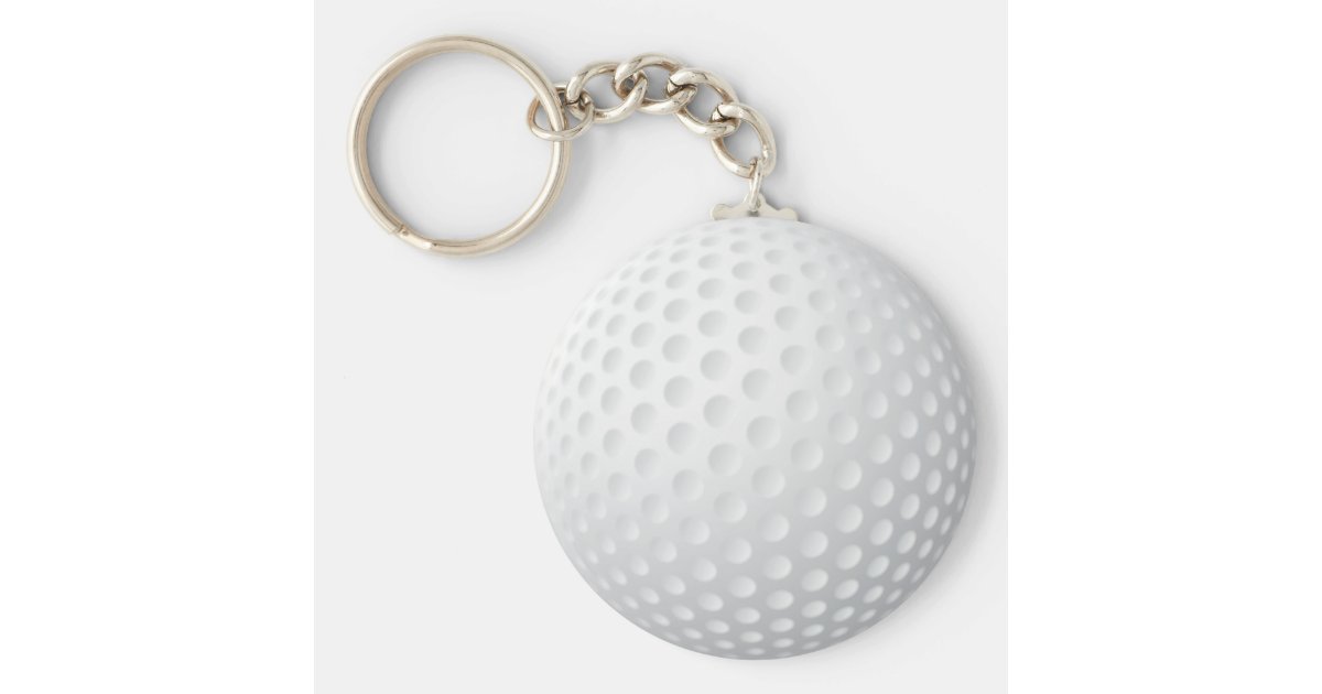 Golf Ball Keychain Zazzle
