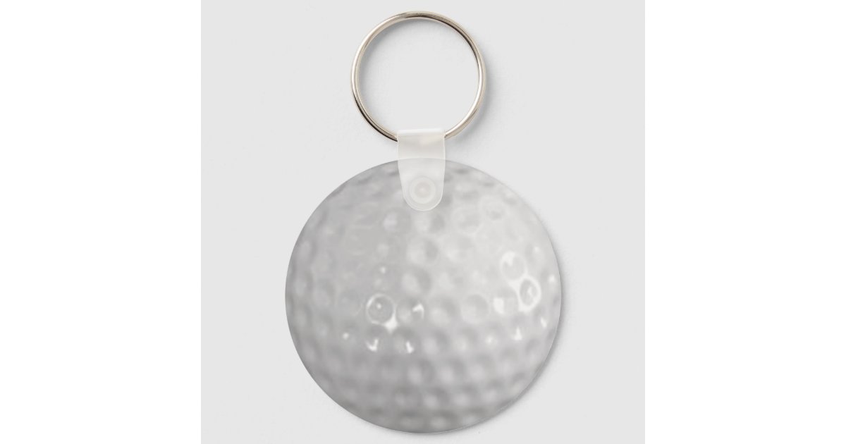 Golf ball keychain Zazzle