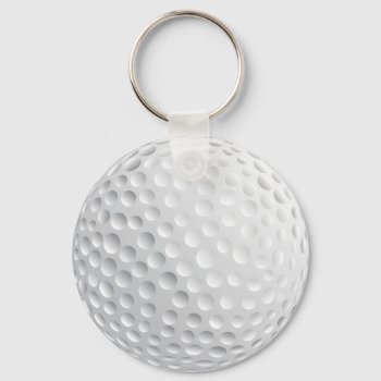 Golf Ball Keychain by FaerieRita at Zazzle