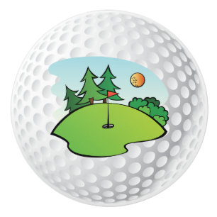 Golf ball knob