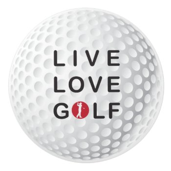 Golf Ball Knob by DKGolf at Zazzle