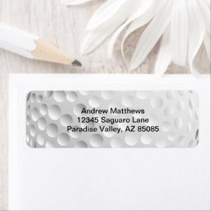 Golf Ball Label