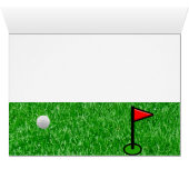 Golf Ball & Lawn Cards (Inside Horizontal (Bottom))