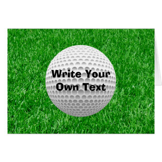 Golf Ball & Lawn Cards