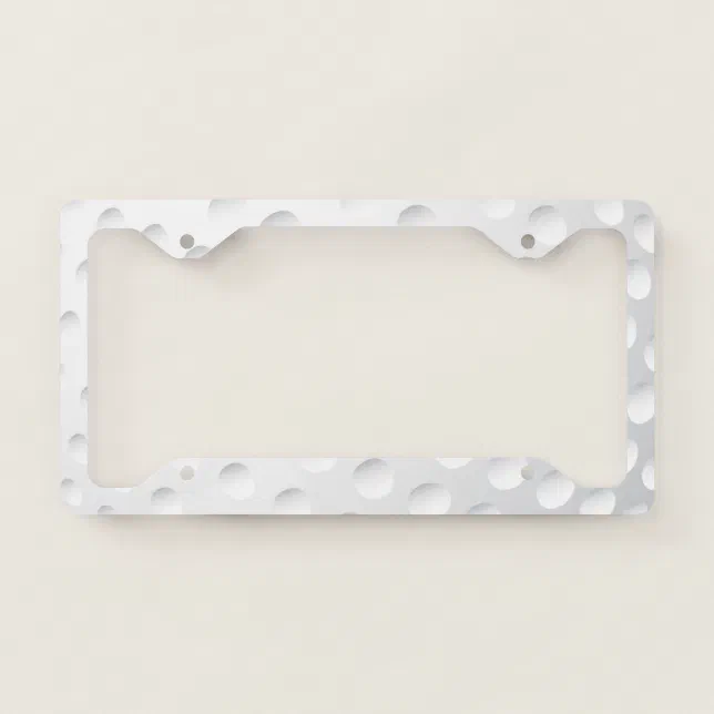 Golf Ball Licence Plate Frame Zazzle