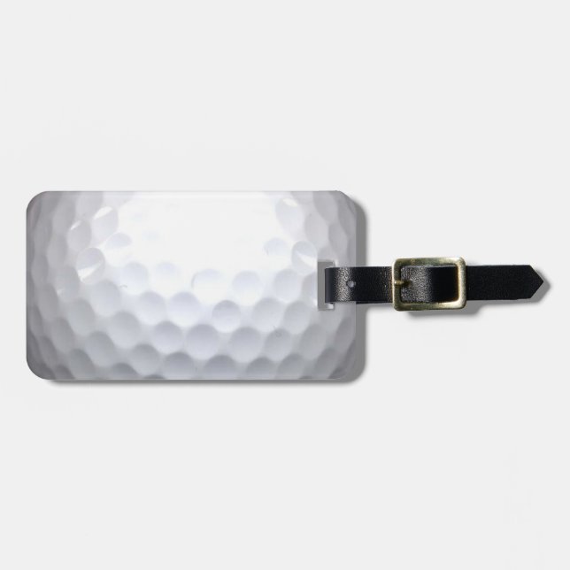 golf ball luggage tag (Front Horizontal)