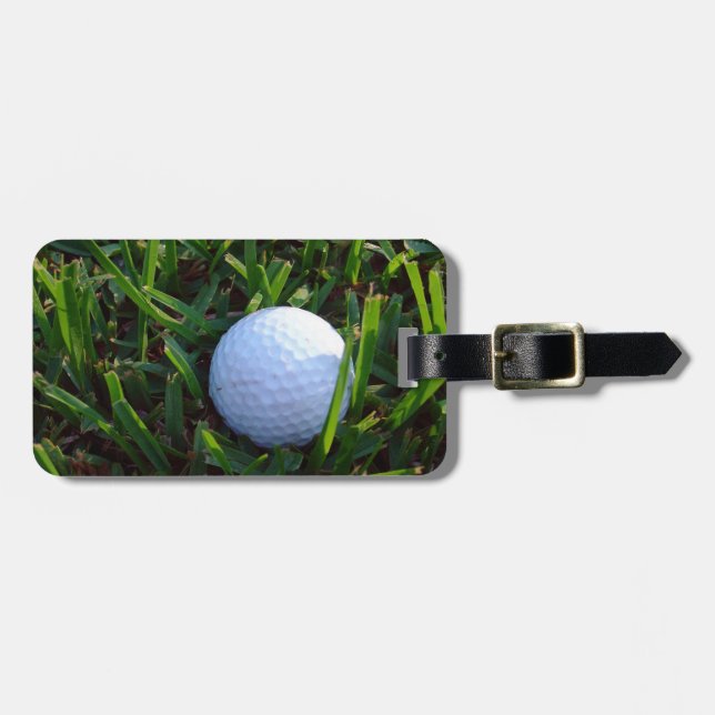 Golf Ball Luggage Tag (Front Horizontal)