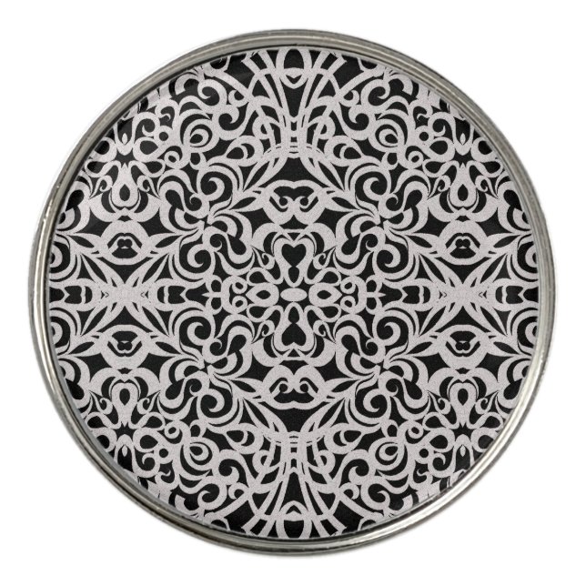 Golf Ball Marker Baroque Style Inspiration (Front)