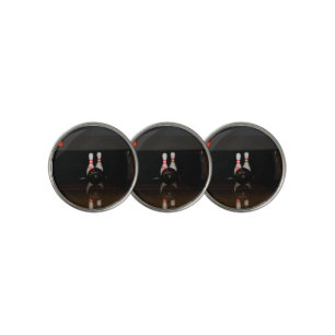 Golf Ball Marker featuring Bowling