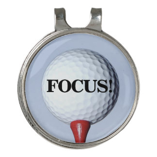 Golf Ball Marker FOCUS Hat Clip 