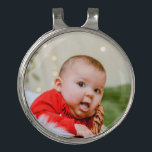 Golf Ball Marker Gifts - Personalized Baby Photo Golf Hat Clip<br><div class="desc">Be a designer and create your own designer Custom golf hat clip for everyday golf games. Adorn your golf accessories golf hat clips with personalized photo Custom golf hat clip accessories. Cute Baby Photo Golf hat clip, Ball Markers & Divot Tools. Ideal golfer gifts for women, gifts for men, or...</div>