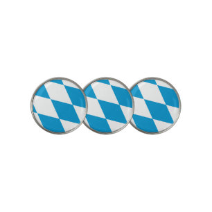 Golf Ball Marker with Flag of Bavaria, Germany