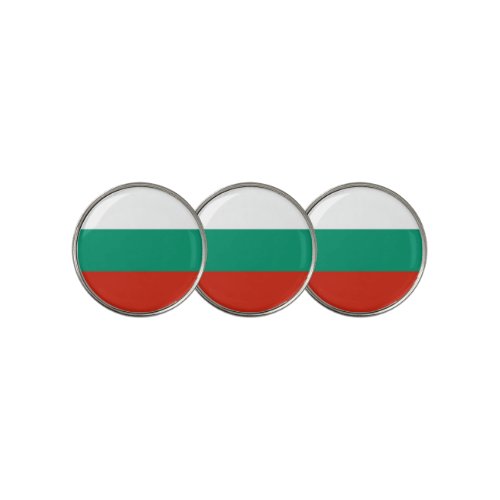 Golf Ball Marker with Flag of Bulgaria