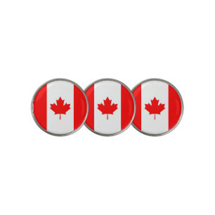 Golf Ball Marker with Flag of Canada