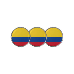 Golf Ball Marker with Flag of Colombia