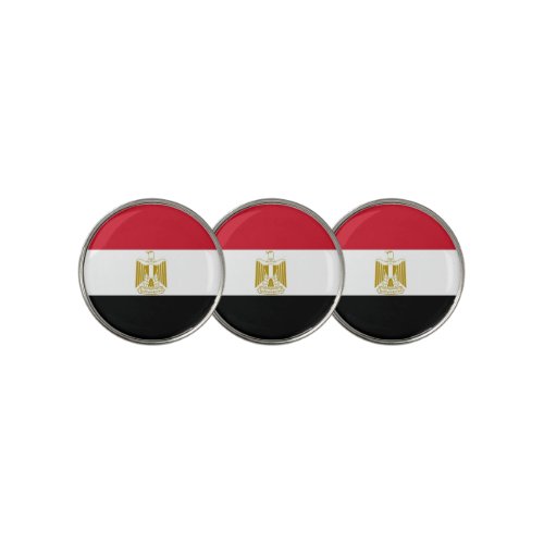 Golf Ball Marker with Flag of Egypt