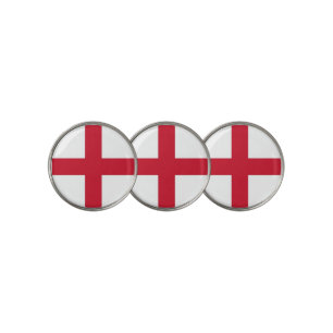 Golf Ball Marker with Flag of England
