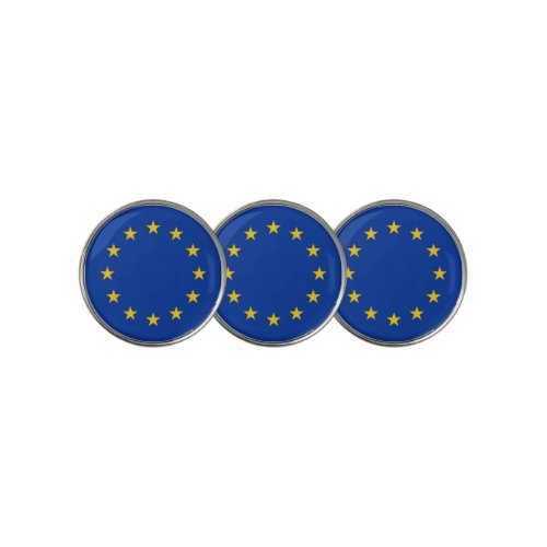 Golf Ball Marker with Flag of European Union