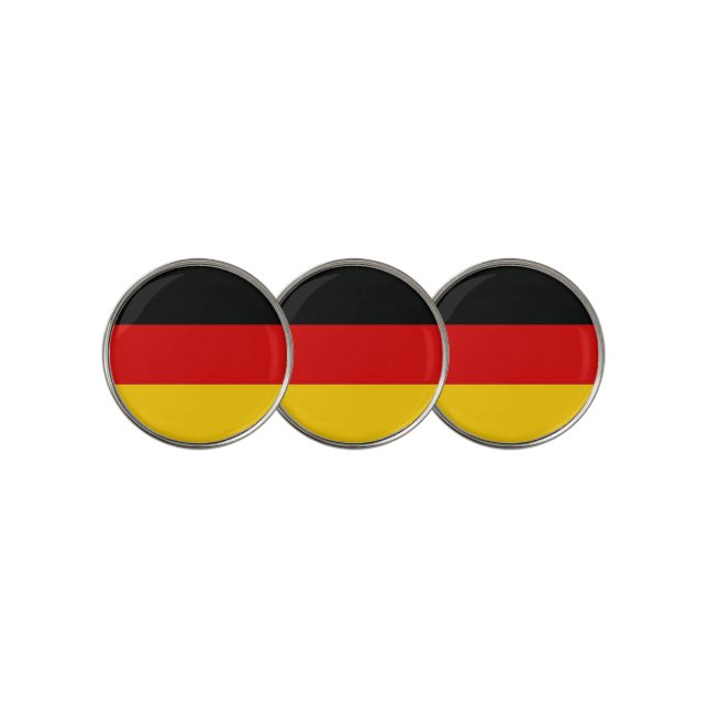 Golf Ball Marker with Flag of Germany (3 Up)