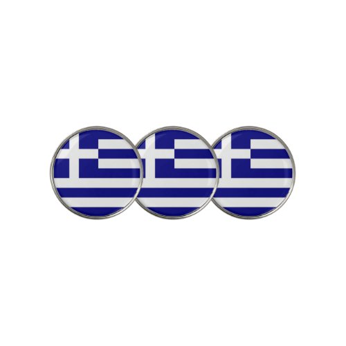 Golf Ball Marker with Flag of Greece